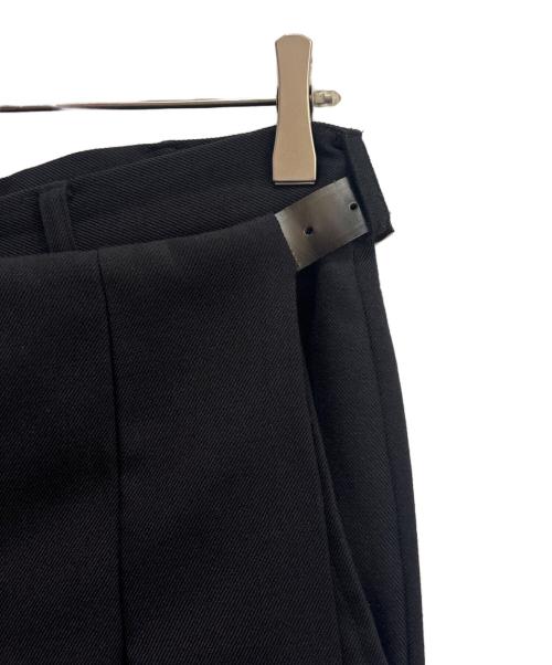 BLACK COMME des GARCONS（ブラックコムデギャルソン）BLACK COMME des GARCONS (ブラックコムデギャルソン) スカートドッキング螺旋パンツ ブラック サイズ:Sの古着・服飾アイテム