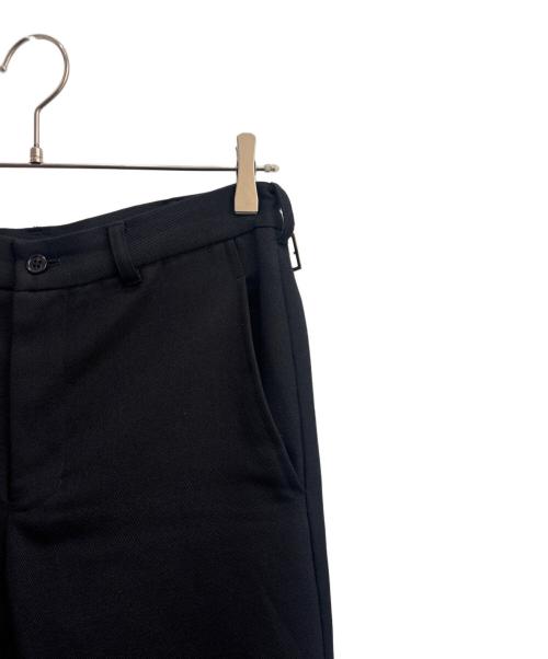 BLACK COMME des GARCONS（ブラックコムデギャルソン）BLACK COMME des GARCONS (ブラックコムデギャルソン) スカートドッキング螺旋パンツ ブラック サイズ:Sの古着・服飾アイテム