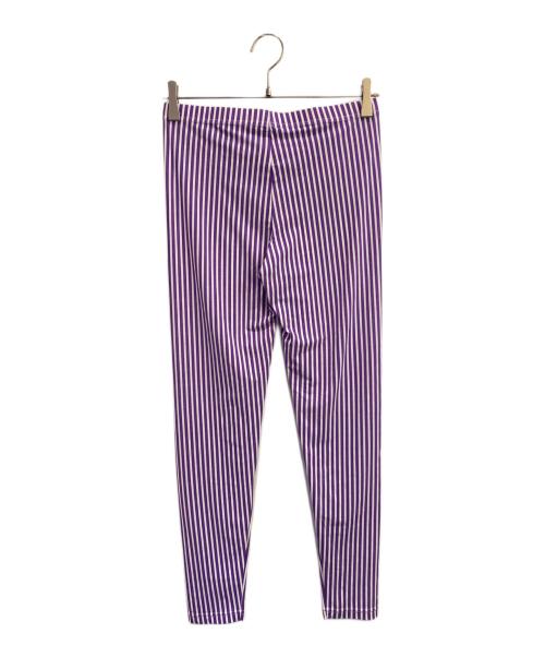 COMME des GARCONS HOMME PLUS（コムデギャルソンオムプリュス）COMME des GARCONS HOMME PLUS (コムデギャルソンオムプリュス) レギンス パープル×ホワイト サイズ:Sの古着・服飾アイテム