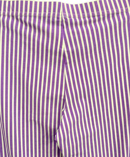 COMME des GARCONS HOMME PLUS（コムデギャルソンオムプリュス）COMME des GARCONS HOMME PLUS (コムデギャルソンオムプリュス) レギンス パープル×ホワイト サイズ:Sの古着・服飾アイテム