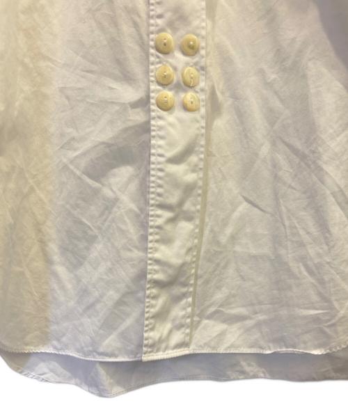 COMME des GARCONS HOMME PLUS（コムデギャルソンオムプリュス）COMME des GARCONS HOMME PLUS (コムデギャルソンオムプリュス) マルチボタンシャツ ホワイト サイズ:Sの古着・服飾アイテム