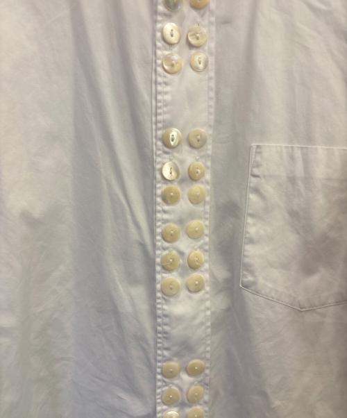 COMME des GARCONS HOMME PLUS（コムデギャルソンオムプリュス）COMME des GARCONS HOMME PLUS (コムデギャルソンオムプリュス) マルチボタンシャツ ホワイト サイズ:Sの古着・服飾アイテム