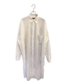 COMME des GARCONS HOMME PLUS（コムデギャルソンオムプリュス）の古着「BEDELGEUSE/ロングシャツ」｜ホワイト