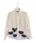 COMME des GARCONS HOMME PLUS（コムデギャルソンオムプリュス）の古着「おもちゃシャツ」｜ホワイト×ブラック