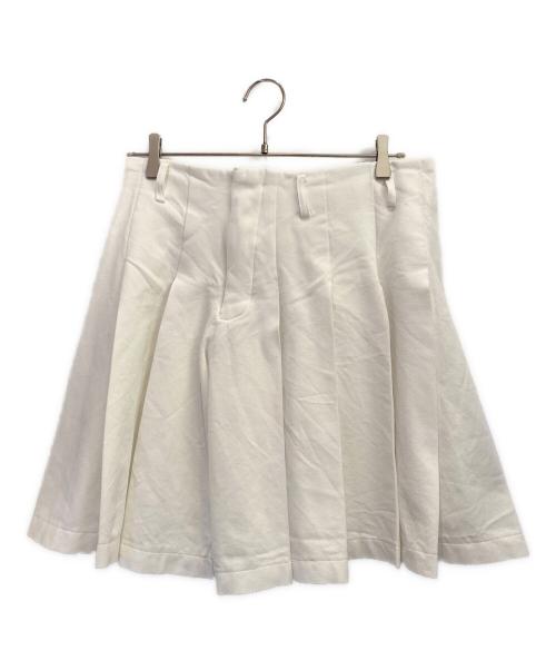 COMME des GARCONS HOMME PLUS（コムデギャルソンオムプリュス）COMME des GARCONS HOMME PLUS (コムデギャルソンオムプリュス) エステルプリーツパンツ ホワイト サイズ:SSの古着・服飾アイテム