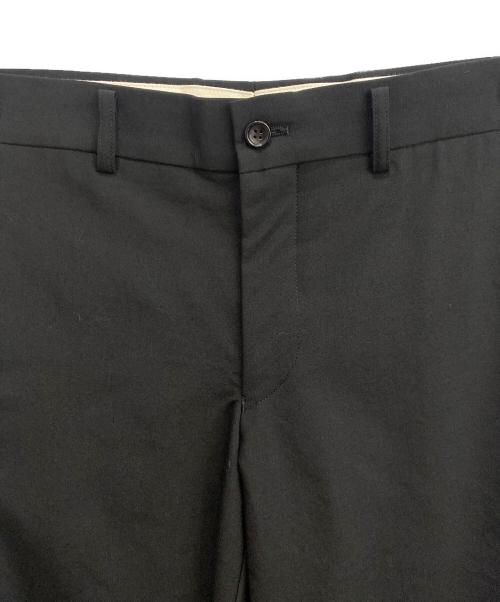 COMME des GARCONS HOMME PLUS（コムデギャルソンオムプリュス）COMME des GARCONS HOMME PLUS (コムデギャルソンオムプリュス) ウールギャバジン ロールアップスラックス ブラック サイズ:XSの古着・服飾アイテム