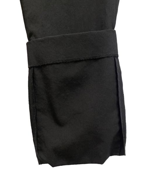 COMME des GARCONS HOMME PLUS（コムデギャルソンオムプリュス）COMME des GARCONS HOMME PLUS (コムデギャルソンオムプリュス) ウールギャバジン ロールアップスラックス ブラック サイズ:XSの古着・服飾アイテム