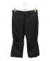COMME des GARCONS HOMME PLUS（コムデギャルソンオムプリュス）の古着「ウールギャバジン ロールアップスラックス」｜ブラック