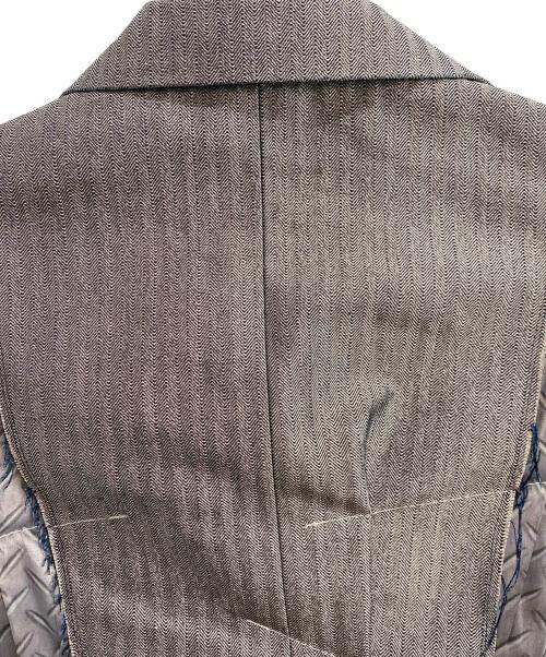 COMME des GARCONS HOMME PLUS（コムデギャルソンオムプリュス）COMME des GARCONS HOMME PLUS (コムデギャルソンオムプリュス) メタルアウトロー2B再構築ジャケット シルバー サイズ:Sの古着・服飾アイテム
