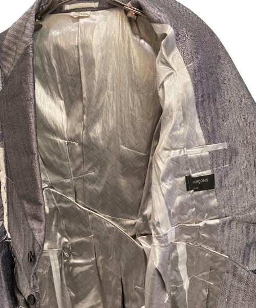 COMME des GARCONS HOMME PLUS（コムデギャルソンオムプリュス）COMME des GARCONS HOMME PLUS (コムデギャルソンオムプリュス) メタルアウトロー2B再構築ジャケット シルバー サイズ:Sの古着・服飾アイテム