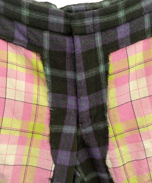 COMME des GARCONS HOMME PLUS（コムデギャルソンオムプリュス）COMME des GARCONS HOMME PLUS (コムデギャルソンオムプリュス) DOCKING ROCK パープル×ピンク サイズ:Sの古着・服飾アイテム