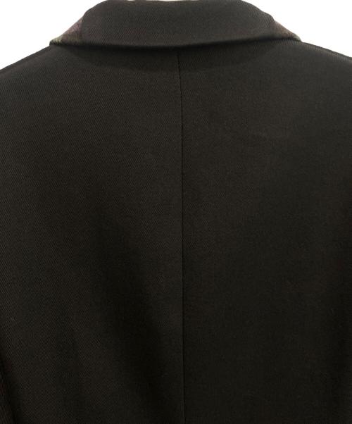 COMME des GARCONS HOMME PLUS（コムデギャルソンオムプリュス）COMME des GARCONS HOMME PLUS (コムデギャルソンオムプリュス) ドッキング4Bジャケット ブラック×パープル サイズ:Sの古着・服飾アイテム