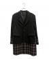 COMME des GARCONS HOMME PLUS（コムデギャルソンオムプリュス）の古着「ドッキング4Bジャケット」｜ブラック×パープル