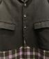 中古・古着 COMME des GARCONS HOMME PLUS (コムデギャルソンオムプリュス) ドッキング4Bジャケット ブラック×パープル サイズ:S：60000円