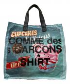 COMME des GARCONS SHIRTコムデギャルソンシャツ）の古着「トートバッグ」｜ブルー×パープル