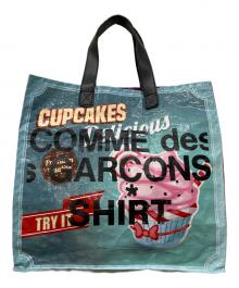 COMME des GARCONS SHIRT（コムデギャルソンシャツ）の古着「トートバッグ」｜ブルー×パープル