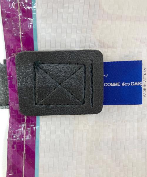 COMME des GARCONS SHIRT（コムデギャルソンシャツ）COMME des GARCONS SHIRT (コムデギャルソンシャツ) トートバッグ ブルー×パープルの古着・服飾アイテム