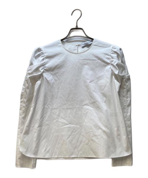 Aveniretoile（アベニールエトワール）Aveniretoile (アベニールエトワール) タックパフスリーブブラウス ホワイト サイズ:SIZE34の古着・服飾アイテム