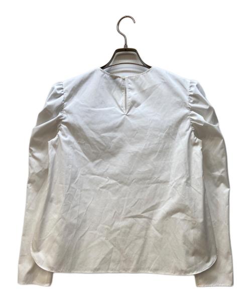 Aveniretoile（アベニールエトワール）Aveniretoile (アベニールエトワール) タックパフスリーブブラウス ホワイト サイズ:SIZE34の古着・服飾アイテム