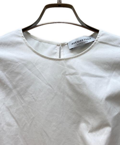 Aveniretoile（アベニールエトワール）Aveniretoile (アベニールエトワール) タックパフスリーブブラウス ホワイト サイズ:SIZE34の古着・服飾アイテム