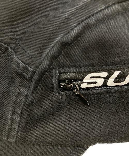 SUPREME（シュプリーム）SUPREME (シュプリーム) Side Zip Camp Cap ブラックの古着・服飾アイテム