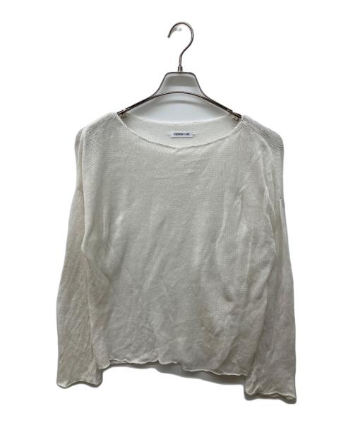 EVERYDAY I LIKE.（エヴリデイ アイ ライク）EVERYDAY I LIKE. (エヴリデイ アイ ライク) LINO Sheer プルオーバー ホワイト サイズ:FREEの古着・服飾アイテム