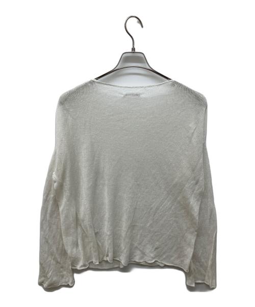 EVERYDAY I LIKE.（エヴリデイ アイ ライク）EVERYDAY I LIKE. (エヴリデイ アイ ライク) LINO Sheer プルオーバー ホワイト サイズ:FREEの古着・服飾アイテム