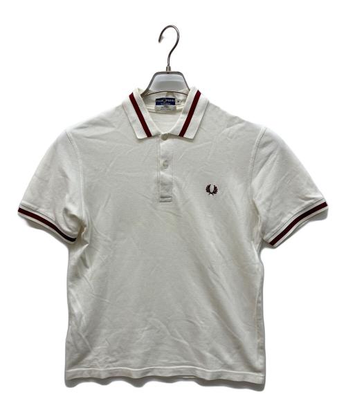 FRED PERRY（フレッドペリー）FRED PERRY (フレッドペリー) ポロシャツ ホワイト サイズ:38の古着・服飾アイテム