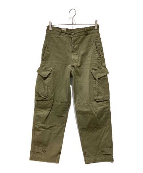 French Army（フランス軍）French Army (フランス軍) M-47 カーゴパンツ オリーブ サイズ:21の古着・服飾アイテム