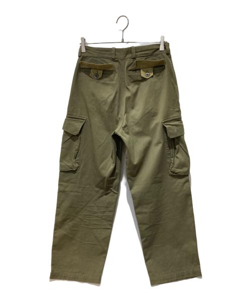 French Army（フランス軍）French Army (フランス軍) M-47 カーゴパンツ オリーブ サイズ:21の古着・服飾アイテム