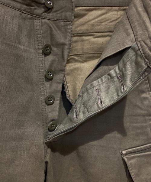 French Army（フランス軍）French Army (フランス軍) M-47 カーゴパンツ オリーブ サイズ:21の古着・服飾アイテム