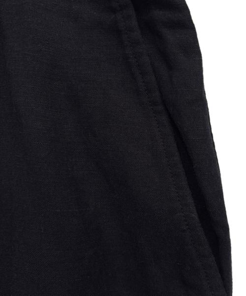 COMOLI（コモリ）COMOLI (コモリ) ヴィスコースリネン ドローストリングパンツ ネイビー サイズ:3の古着・服飾アイテム