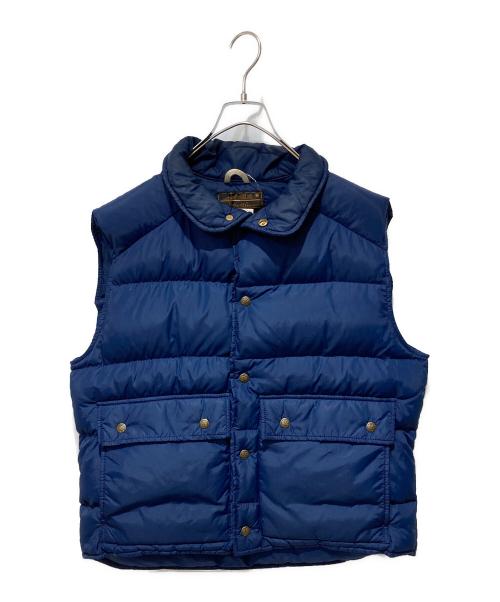 Eddie Bauer（エディーバウアー）Eddie Bauer (エディーバウアー) グースダウンベスト ネイビー サイズ:不明の古着・服飾アイテム