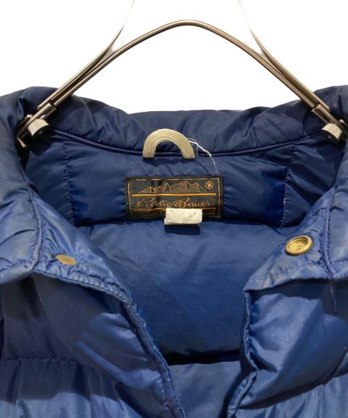 Eddie Bauer（エディーバウアー）Eddie Bauer (エディーバウアー) グースダウンベスト ネイビー サイズ:不明の古着・服飾アイテム
