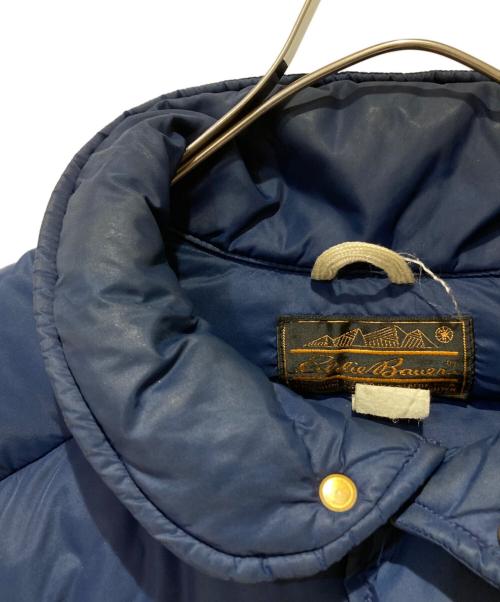 Eddie Bauer（エディーバウアー）Eddie Bauer (エディーバウアー) グースダウンベスト ネイビー サイズ:不明の古着・服飾アイテム
