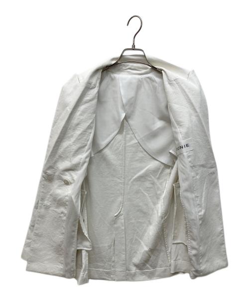 LOUNIE（ルーニー）LOUNIE (ルーニー) ダブルブレストジャケット ホワイト サイズ:40の古着・服飾アイテム