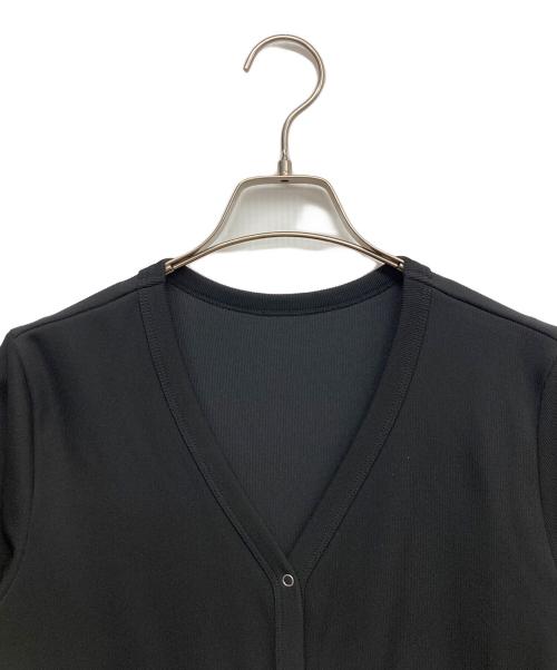 Plage（プラージュ）Plage (プラージュ) Rib カーディガン ブラック サイズ:F 未使用品の古着・服飾アイテム