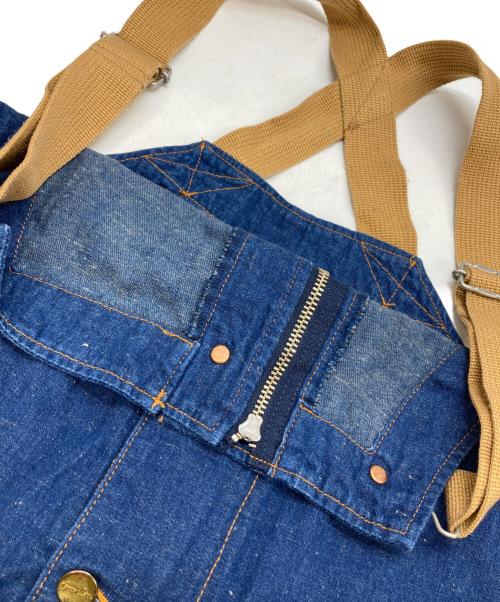 graphzero（グラフゼロ）graphzero (グラフゼロ) デニムオーバーオール インディゴ サイズ:Lの古着・服飾アイテム