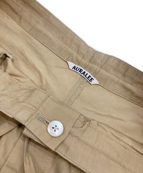 AURALEE（オーラリー）AURALEE (オーラリー) WASHED FINX TWILL EASY WIDE PANTS ベージュ サイズ:1の古着・服飾アイテム
