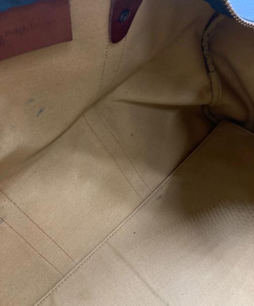POLO RALPH LAUREN（ポロ・ラルフローレン）POLO RALPH LAUREN (ポロ・ラルフローレン) ボストンバッグ グリーンの古着・服飾アイテム