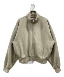FOG ESSENTIALS（フィアオブゴッド エッセンシャル）の古着「裏起毛ジップスウェット」｜ベージュ