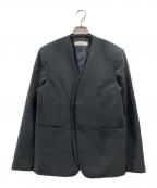 anukeアンヌーク）の古着「Collarless Over Jacket」｜グレー