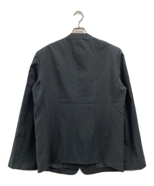 anuke（アンヌーク）anuke (アンヌーク) Collarless Over Jacket グレー サイズ:36の古着・服飾アイテム