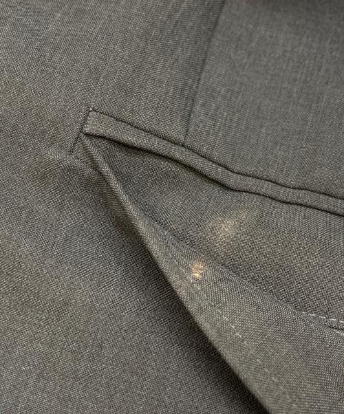 anuke（アンヌーク）anuke (アンヌーク) Collarless Over Jacket グレー サイズ:36の古着・服飾アイテム
