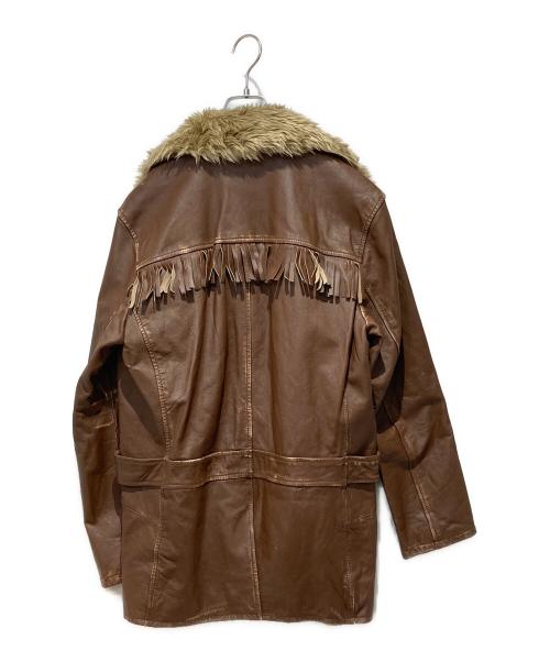 Schott（ショット）Schott (ショット) レザージャケット ブラウン サイズ:Ｌの古着・服飾アイテム