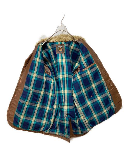 Schott（ショット）Schott (ショット) レザージャケット ブラウン サイズ:Ｌの古着・服飾アイテム