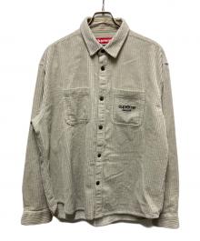 SUPREME（シュプリーム）の古着「Wide Wale Corduroy Snap Shirt」｜グレー