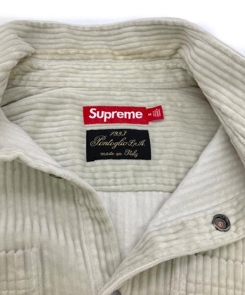 SUPREME（シュプリーム）SUPREME (シュプリーム) Wide Wale Corduroy Snap Shirt グレー サイズ:Mの古着・服飾アイテム