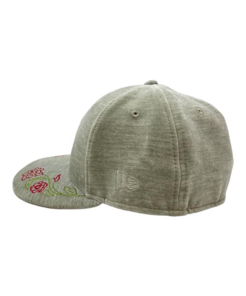 KITH（キス）KITH (キス) New Era (ニューエラ) The New York Mets Chenille 59Fifty Fitted/ニューヨーク・メッツ シェニール 59FIFTY フィッテッドキャップ グレー サイズ:7 3/8の古着・服飾アイテム