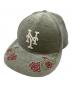KITH（キス）の古着「The New York Mets Chenille 59Fifty Fitted/ニューヨーク・メッツ シェニール 59FIFTY フィッテッドキャップ」｜グレー